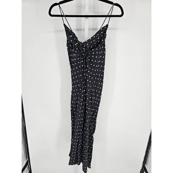 RVCA x Camille Rowe Phoebe slip summer dress in polka dot dress, size L - Picture 3 of 4